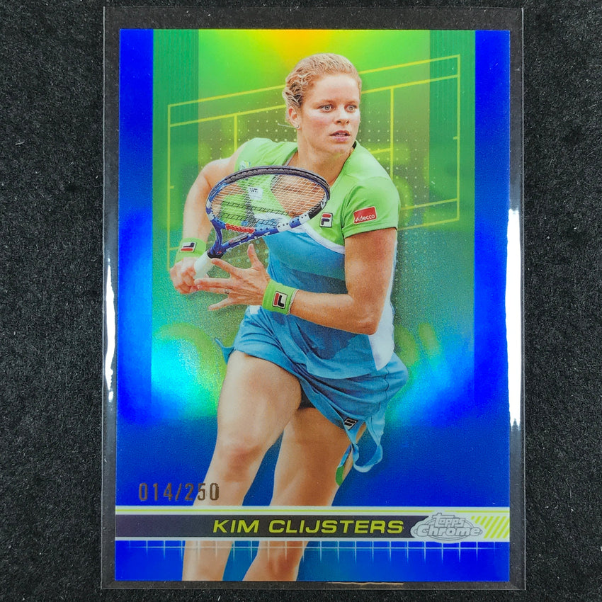 2024 Topps Chrome Tennis KIM CLIJSTERS Base Blue /250 #142