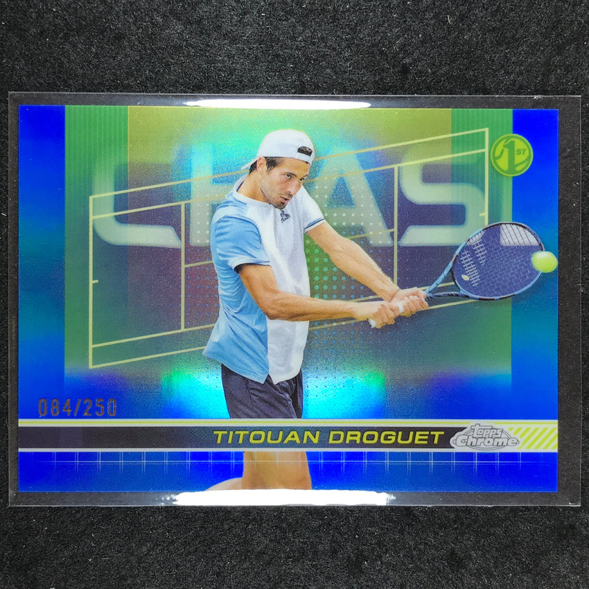 2024 Topps Chrome Tennis TITOUAN DROGUET Base Blue /250 #155