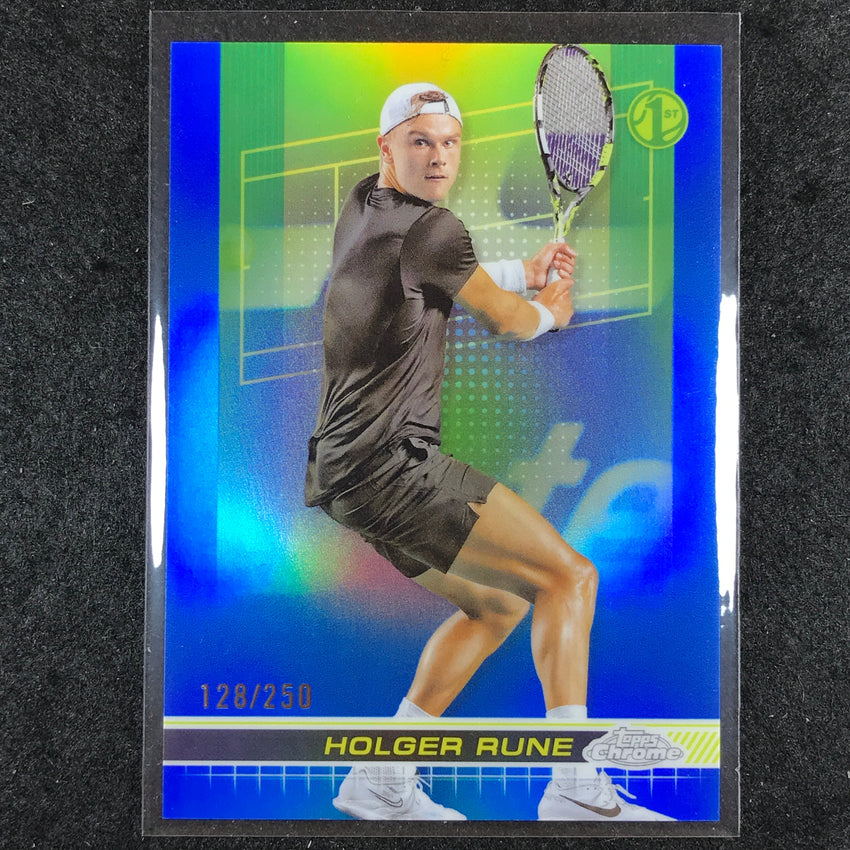 2024 Topps Chrome Tennis HOLGER RUNE Base Blue /250 #161
