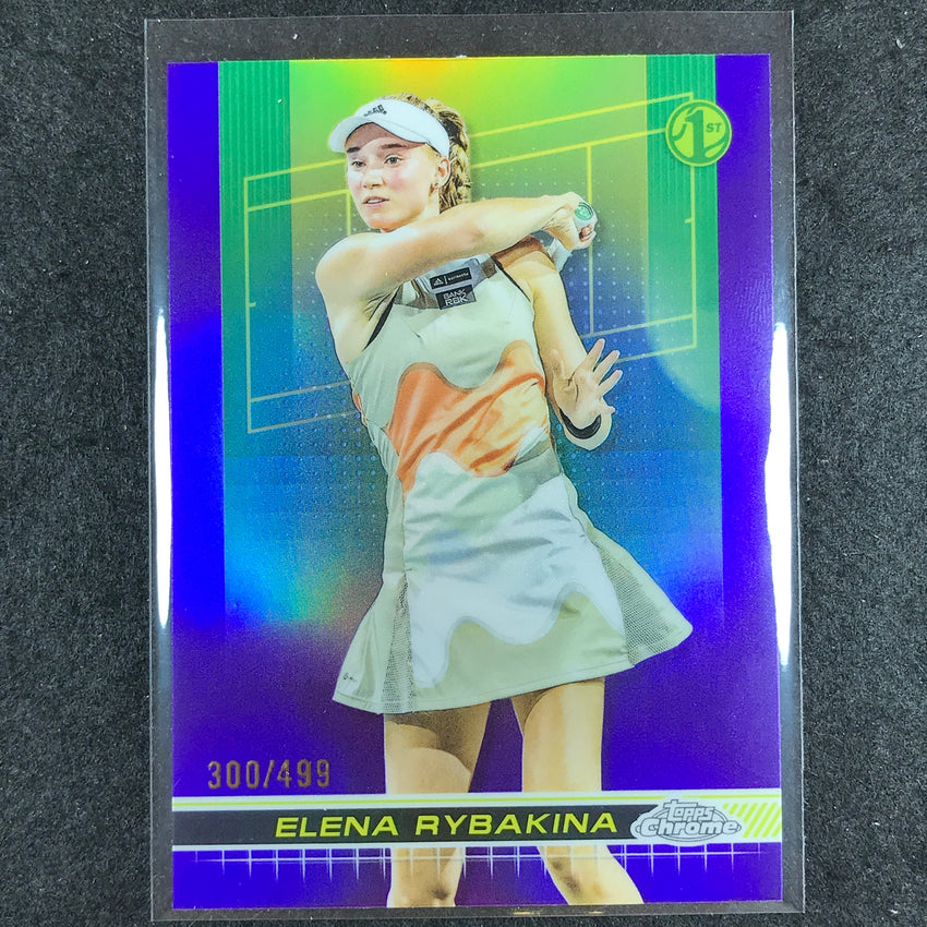 2024 Topps Chrome Tennis ELENA RYBAKINA Base Purple /499 #29