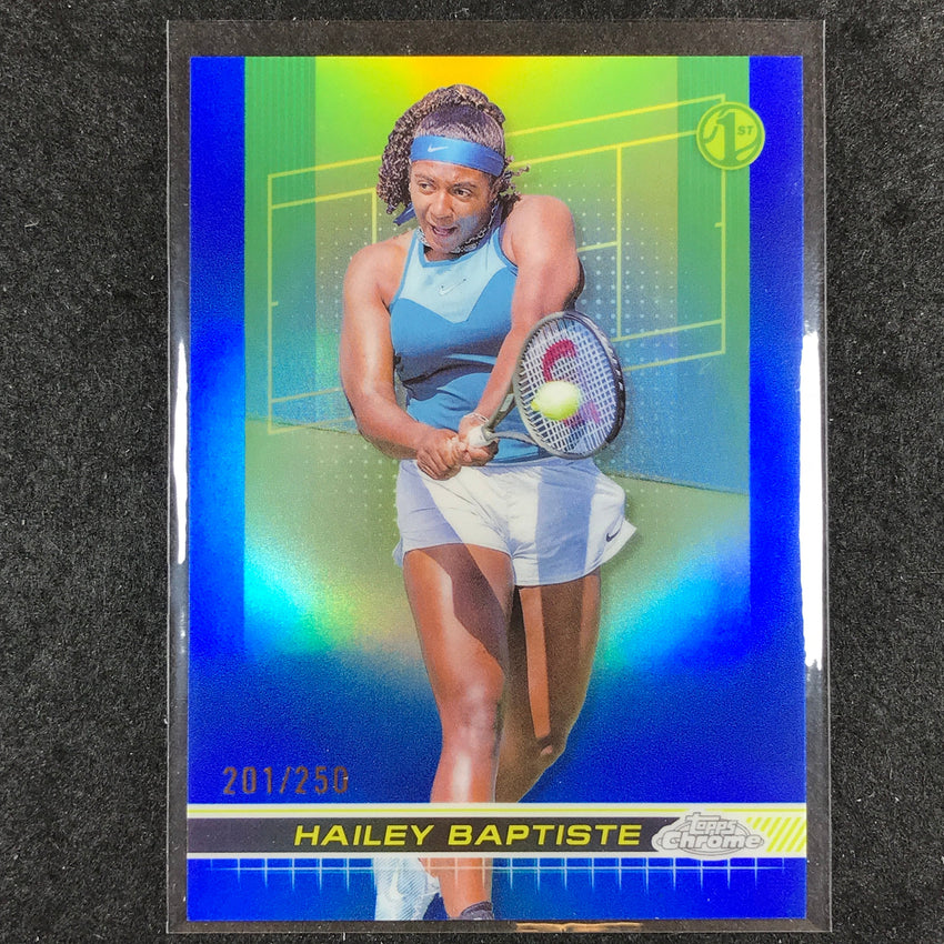 2024 Topps Chrome Tennis HAILEY BAPTISTE Base Blue /250 #183