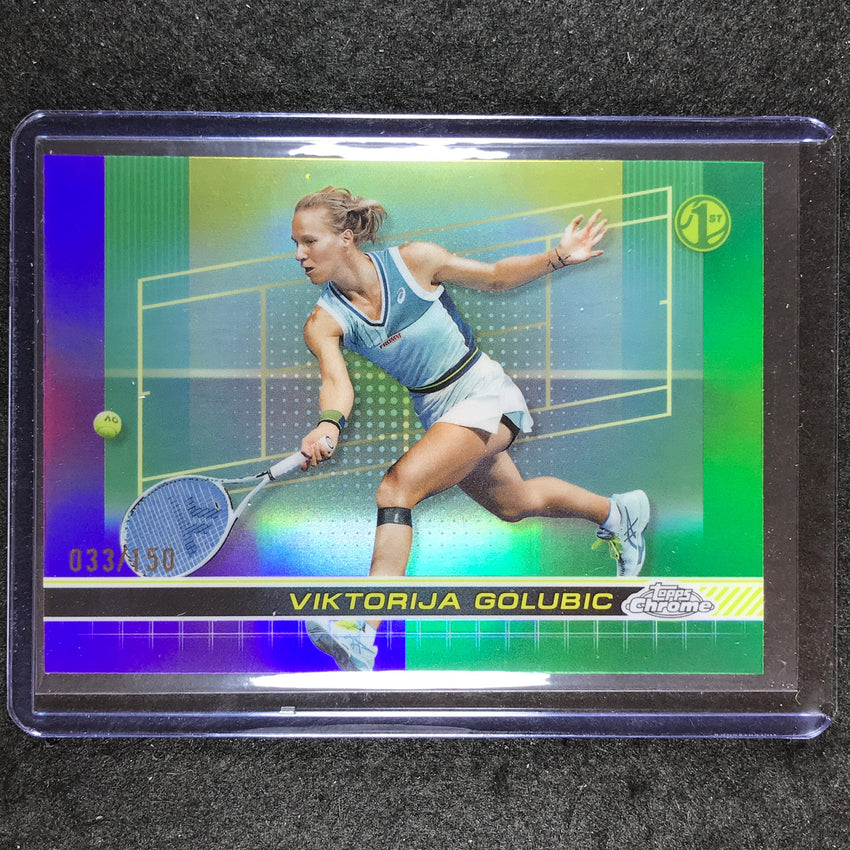 2024 Topps Chrome Tennis VIKTORIJA GOLUBIC Base Purple Green 33/150 #4