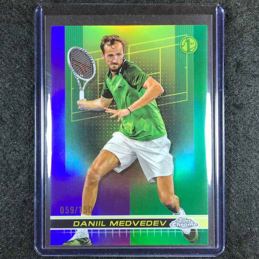 2024 Topps Chrome Tennis DANIIL MEDVEDEV Base Purple Green 59/150 #25