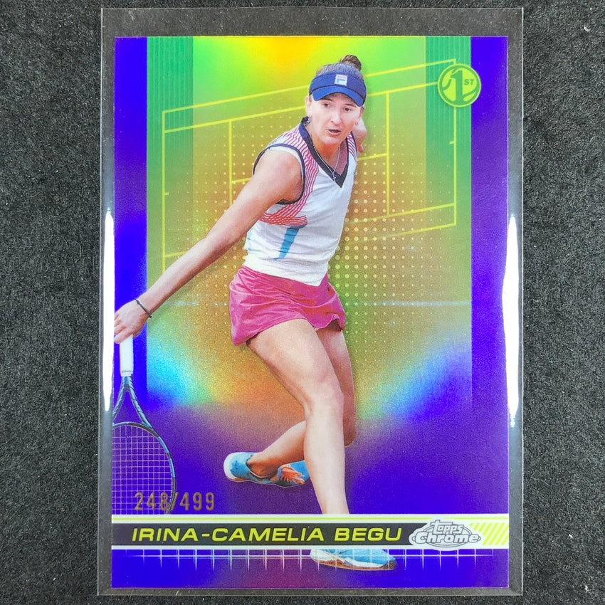 2024 Topps Chrome Tennis IRINA-CAMELIA BEGU Base Purple /499 #35