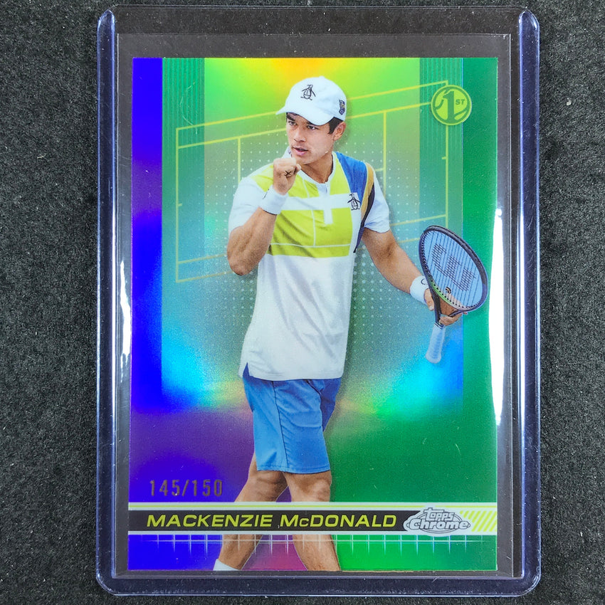 2024 Topps Chrome Tennis MACKENZIE MCDONALD Base Purple Green 145/150 #78