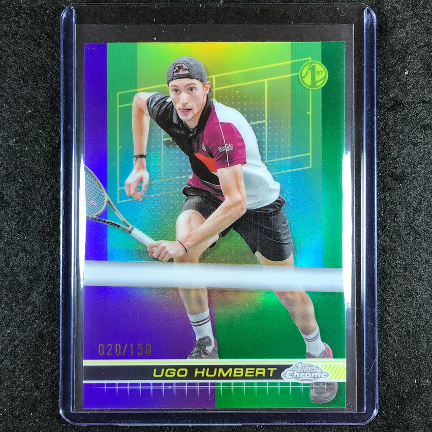 2024 Topps Chrome Tennis UGO HUMBERT Base Purple Green 20/150 #101