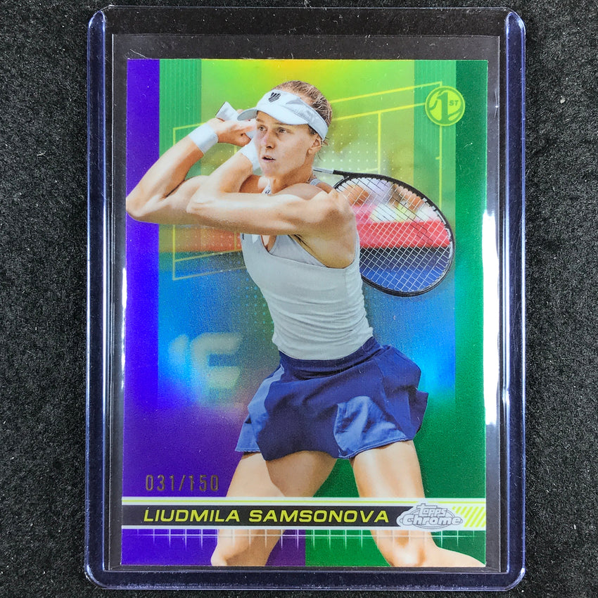 2024 Topps Chrome Tennis LIUDMILA SAMSONOVA Base Purple Green 31/150 #128