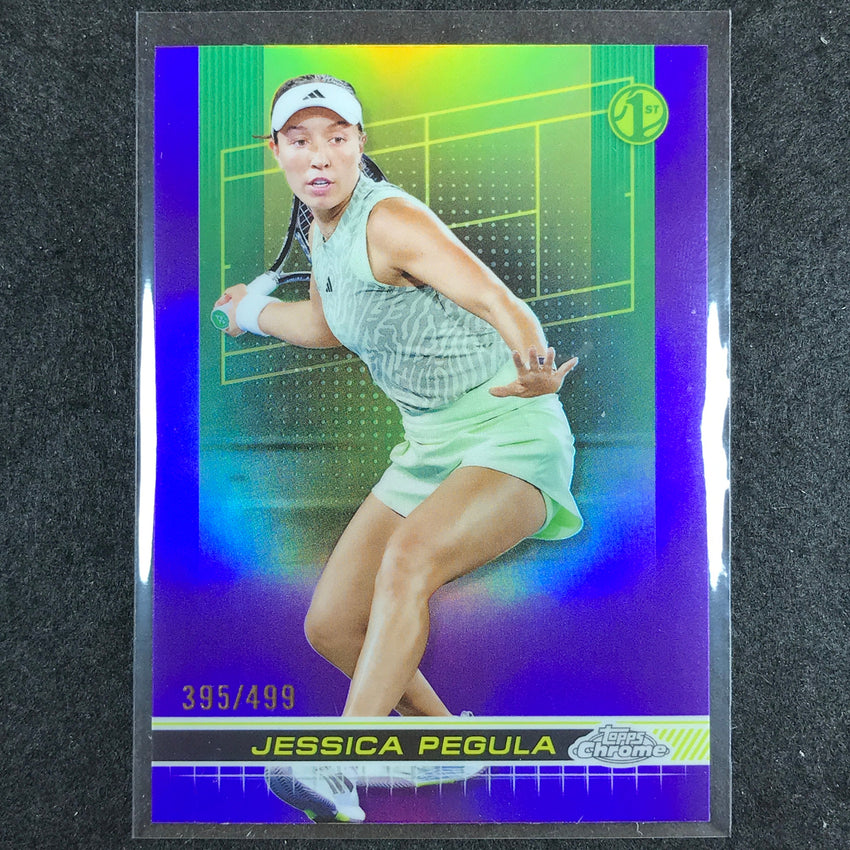 2024 Topps Chrome Tennis JESSICA PEGULA Base Purple /499 #37