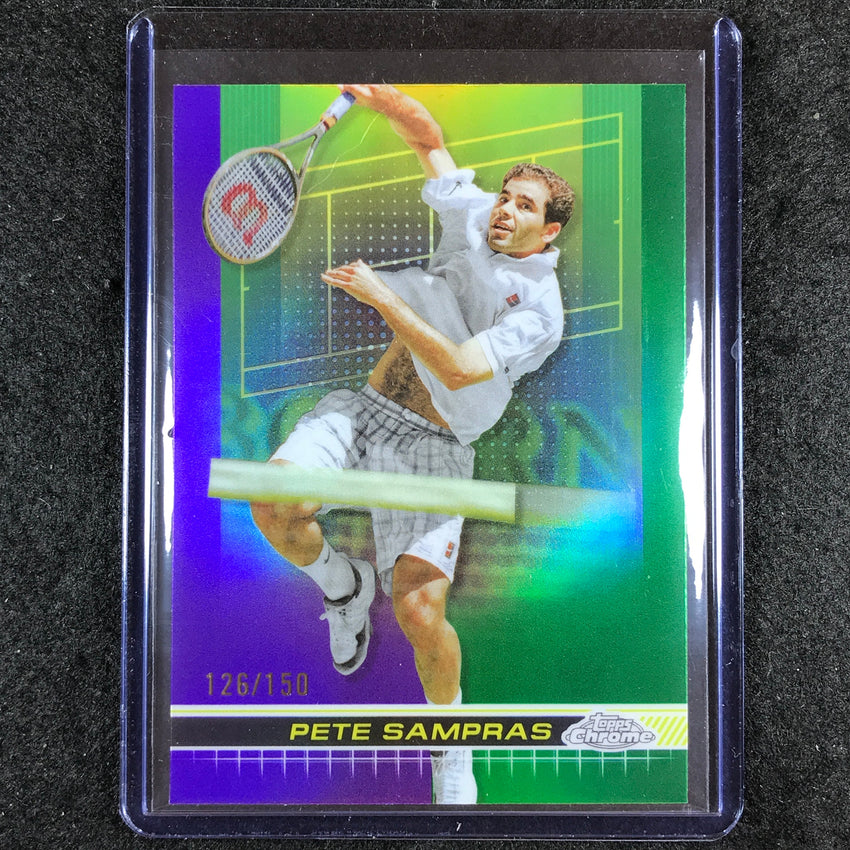 2024 Topps Chrome Tennis PETE SAMPRAS Base Purple Green 126/150 #180