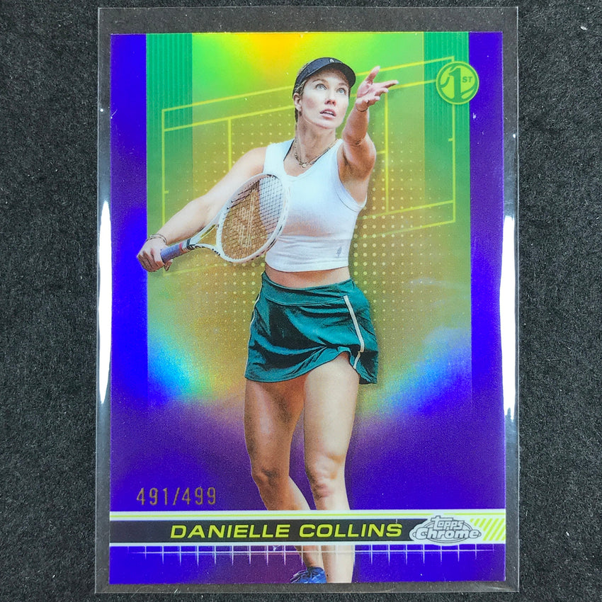 2024 Topps Chrome Tennis DANIELLE COLLINS Base Purple /499 #41