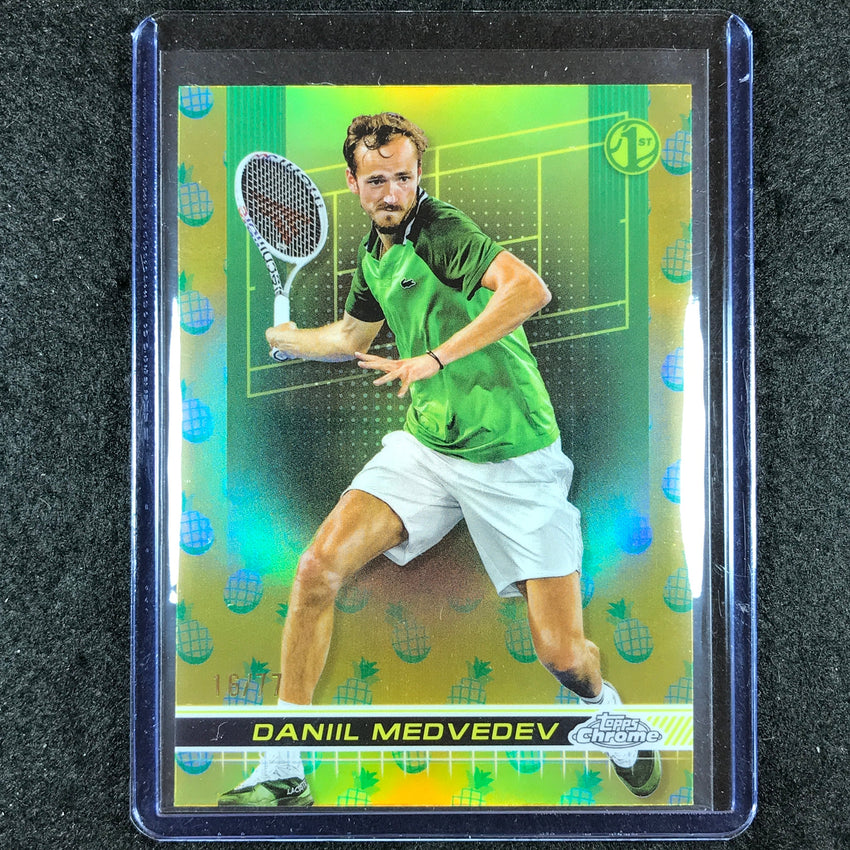 2024 Topps Chrome Tennis DANIIL MEDVEDEV Base Pineapple 16/77 #25