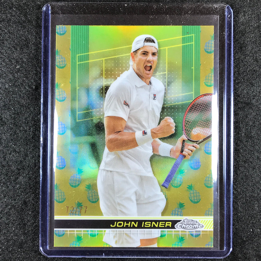 2024 Topps Chrome Tennis JOSHN ISNER Base Pineapple 72/77 #92
