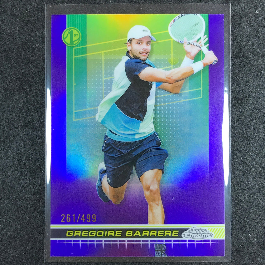 2024 Topps Chrome Tennis GREGOIRE BARRERE Base Purple /499 #43