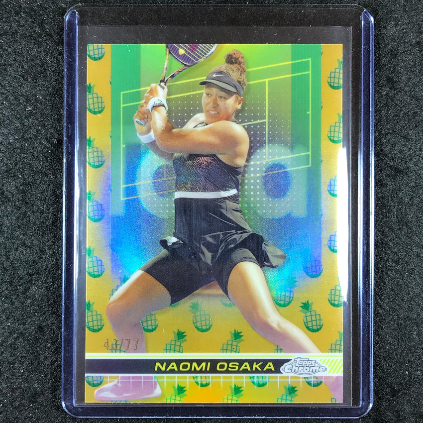 2024 Topps Chrome Tennis NAOMI OSAKA Base Pineapple 43/77 #170