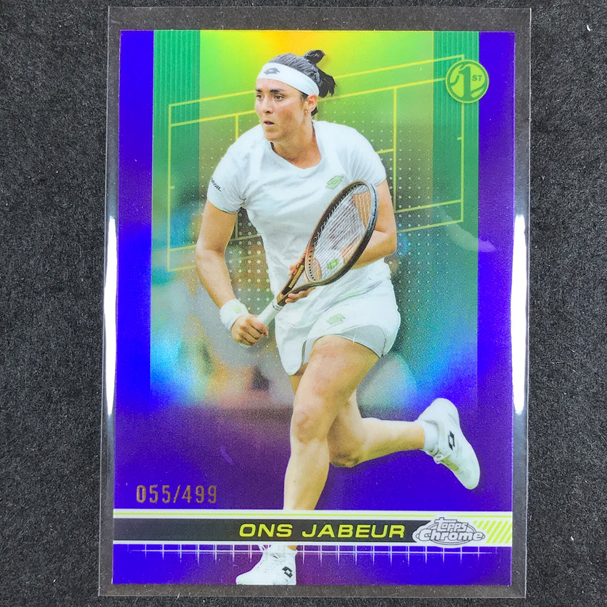2024 Topps Chrome Tennis ONS JABEUR Base Purple /499 #44
