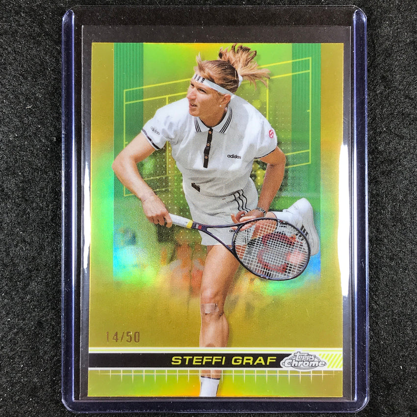 2024 Topps Chrome Tennis STEFFI GRAF Base Gold 14/50