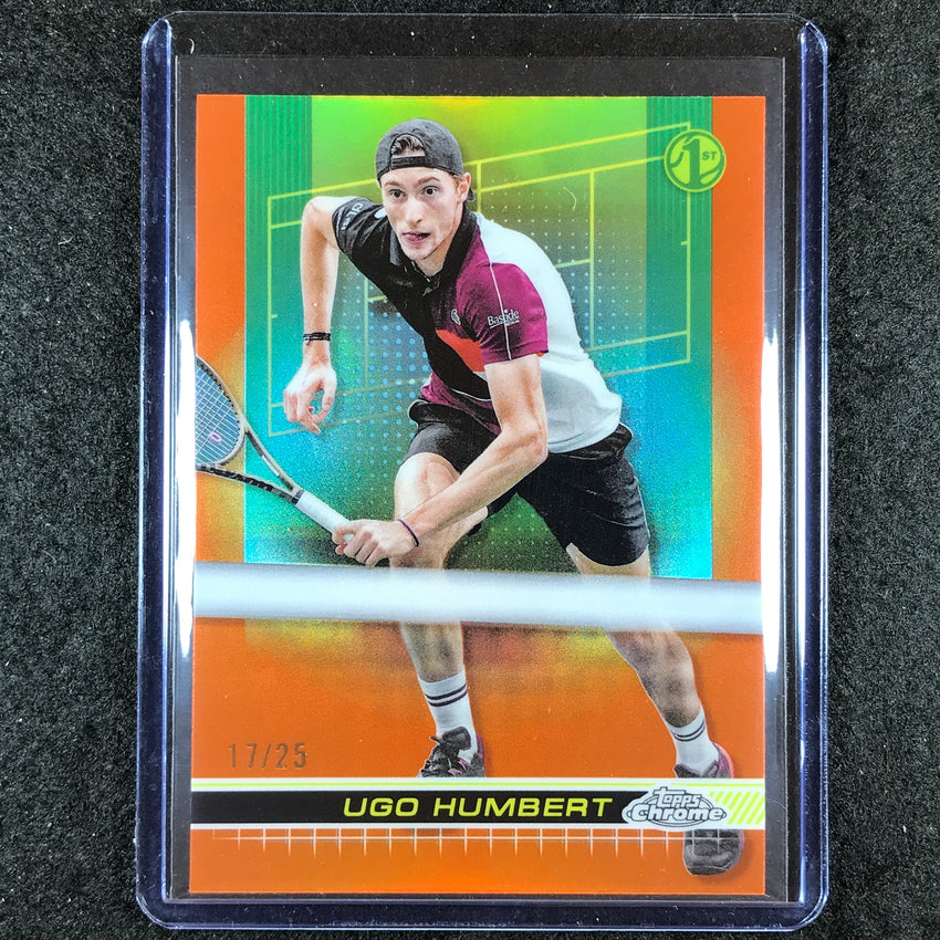 2024 Topps Chrome Tennis UGO HUMBERT Base Orange 17/25