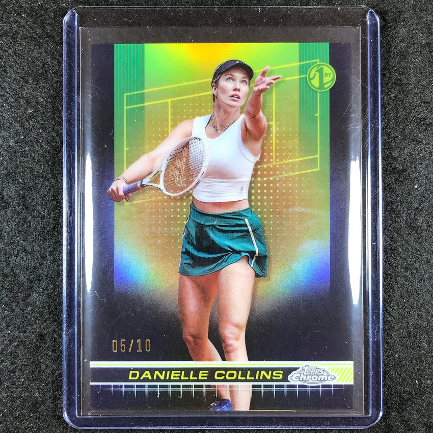 2024 Topps Chrome Tennis DANIELLE COLLINS Base Black 5/10