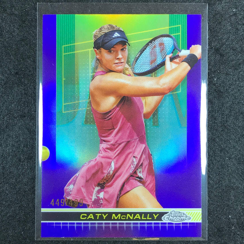 2024 Topps Chrome Tennis CATY MCNALLY Base Purple /499 #47