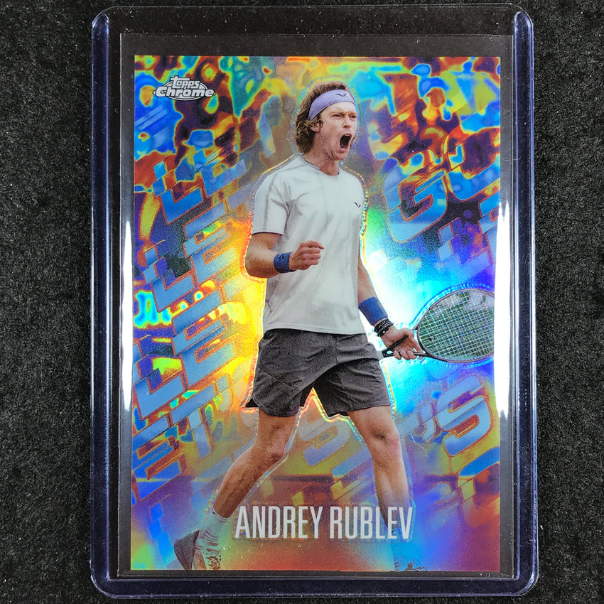 2024 Topps Chrome Tennis ANDREY RUBLEV Let's Go SSP #AR