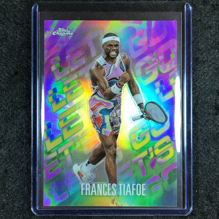 2024 Topps Chrome Tennis FRANCES TIAFOE Let's Go SSP #FT