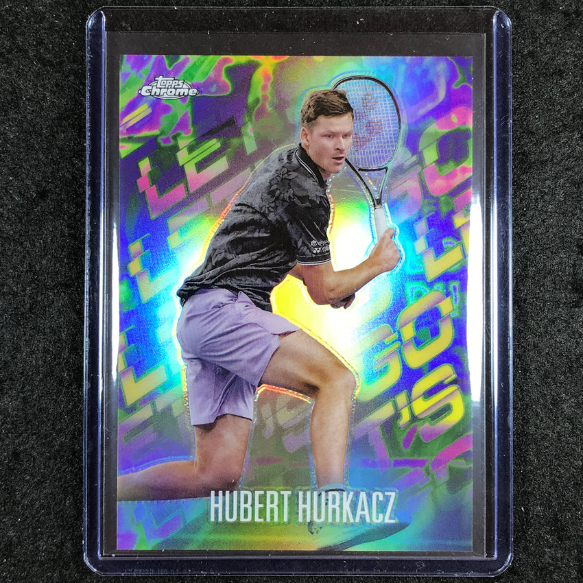 2024 Topps Chrome Tennis HUBERT HURKACZ Let's Go SSP #HH