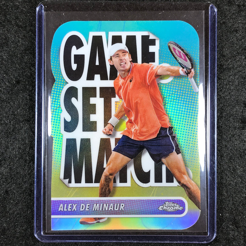 2024 Topps Chrome Tennis ALEX DE MINAUR Game Set Match SSP #AD