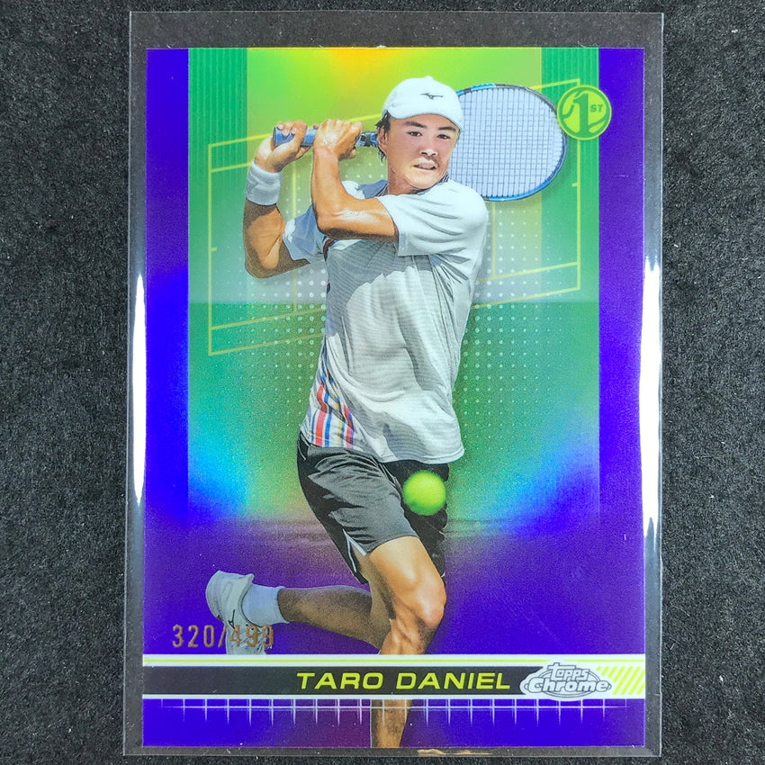2024 Topps Chrome Tennis TARO DANIEL Base Purple /499 #49
