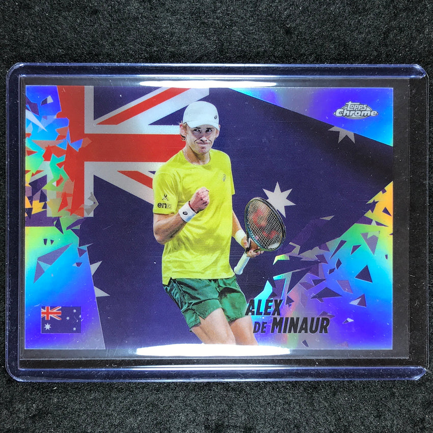 2024 Topps Chrome Tennis ALEX DE MINAUR Patriotic Pride SSP #AD