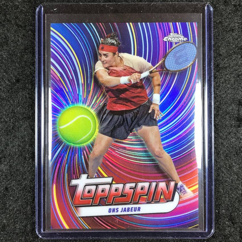2024 Topps Chrome Tennis ONS JABEUR Toppspin SSP #OJ
