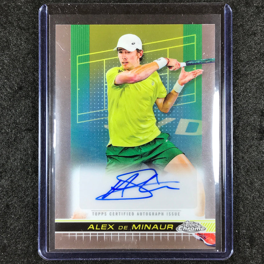 2024 Topps Chrome Tennis ALEX DE MINAUR Base Auto #ADM