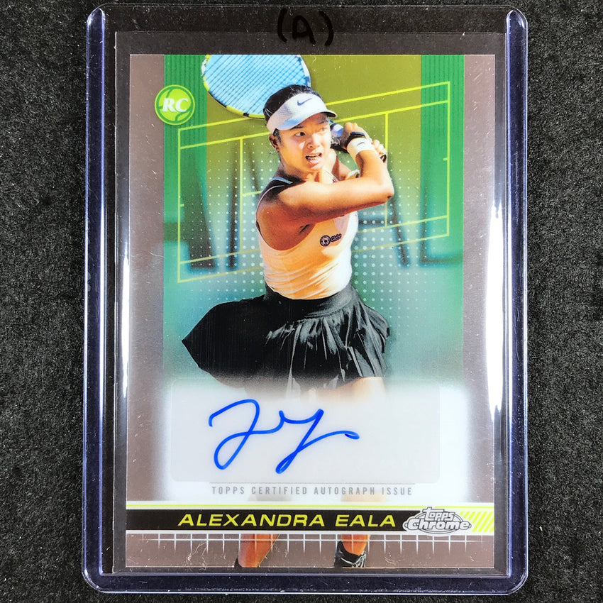2024 Topps Chrome Tennis ALEXANDRA EALA Base Rookie Auto #AEA (A)