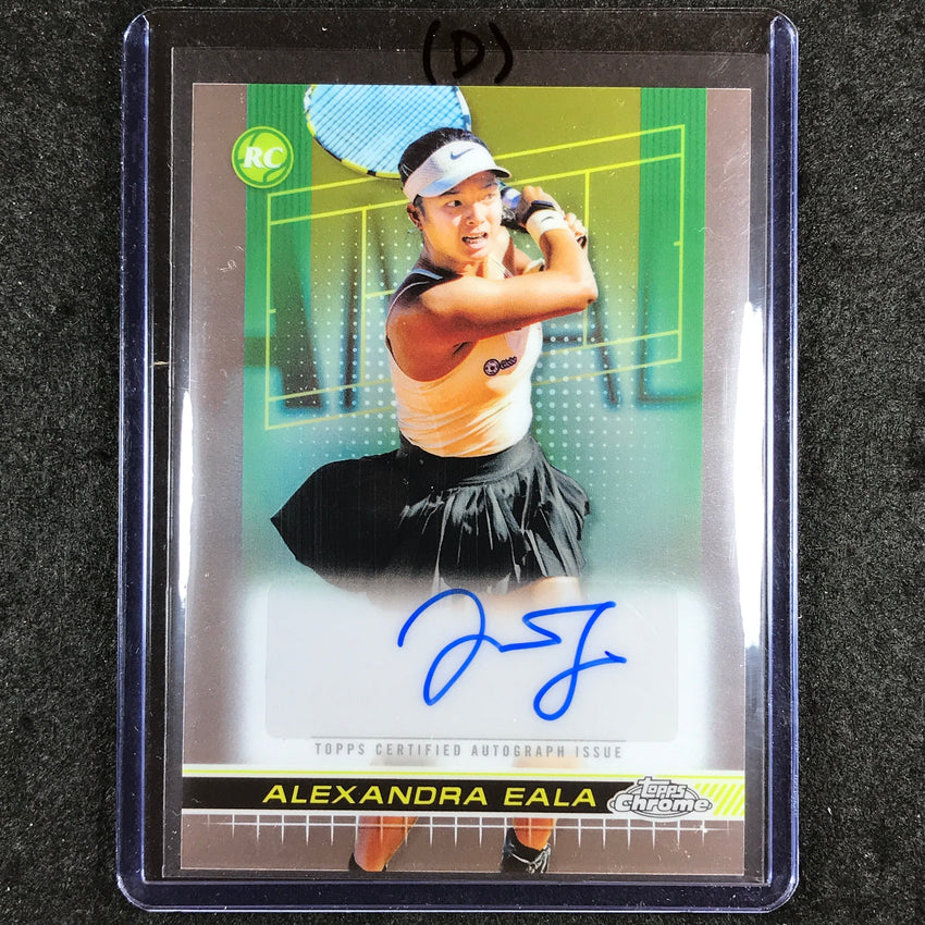 2024 Topps Chrome Tennis ALEXANDRA EALA Base Rookie Auto #AEA (D)