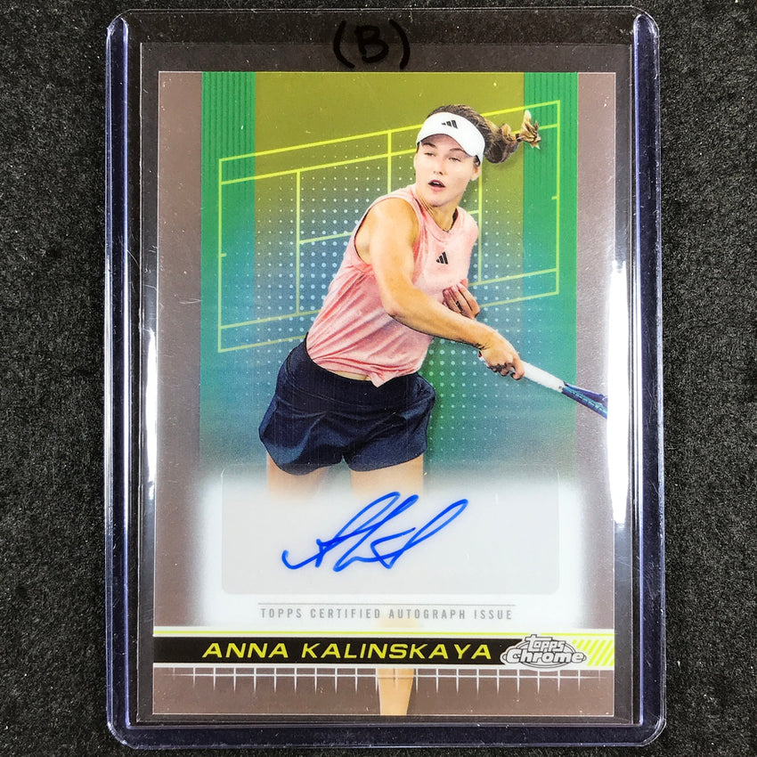 2024 Topps Chrome Tennis ANNA KALINSKAYA Base Auto #AKA (B)