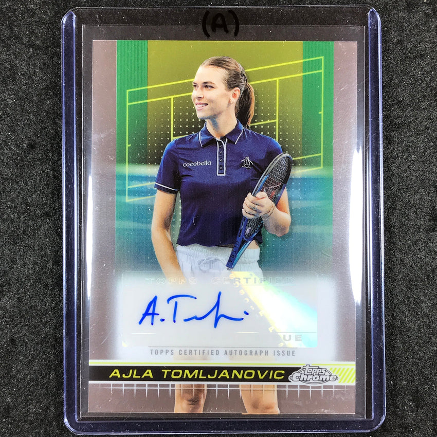 2024 Topps Chrome Tennis AJLA TOMLJANOVIC Base Auto #ATC (A)