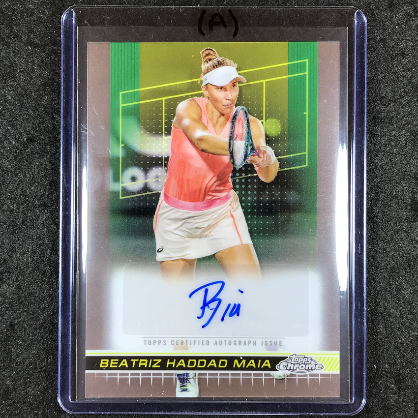 2024 Topps Chrome Tennis BEATRIZ HADDAD MAIA Base Auto #BHM (A)