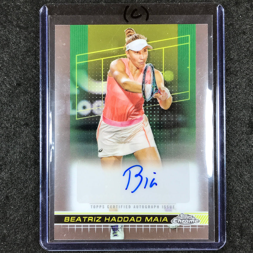 2024 Topps Chrome Tennis BEATRIZ HADDAD MAIA Base Auto #BHM (C)
