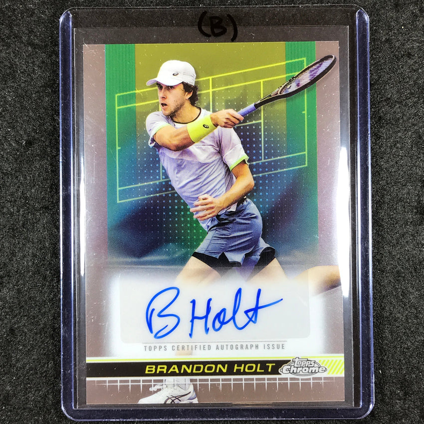 2024 Topps Chrome Tennis BRANDON HOLT Base Auto #BHT (B)