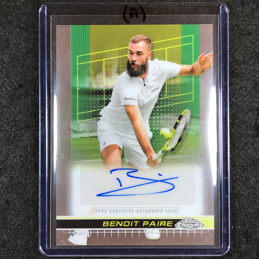 2024 Topps Chrome Tennis BENOIT PAIRE Base Auto #BPE (A)