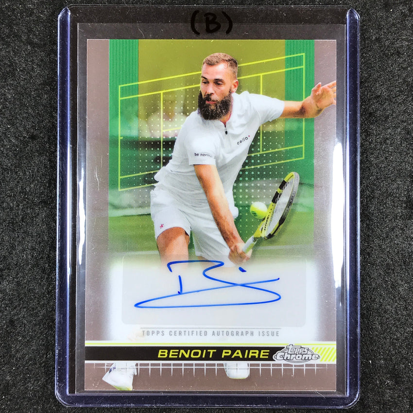 2024 Topps Chrome Tennis BENOIT PAIRE Base Auto #BPE (B)