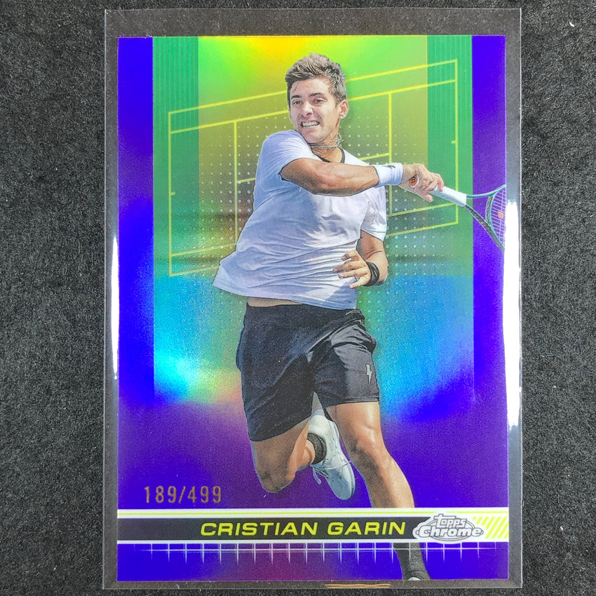 2024 Topps Chrome Tennis CRISTIAN GARIN Base Purple /499 #54