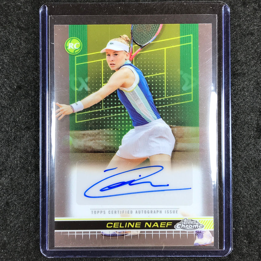 2024 Topps Chrome Tennis CELINE NAEF Base Rookie Auto #CNF