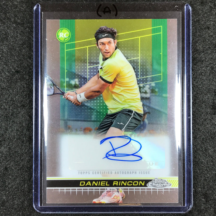 2024 Topps Chrome Tennis DANIEL RINCON Base Rookie Auto #DRN (A)