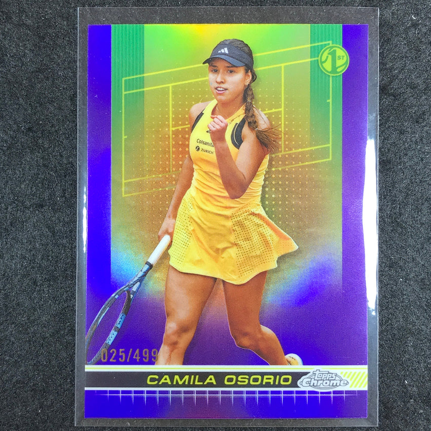 2024 Topps Chrome Tennis CAMILA OSORIO Base Purple /499 #58