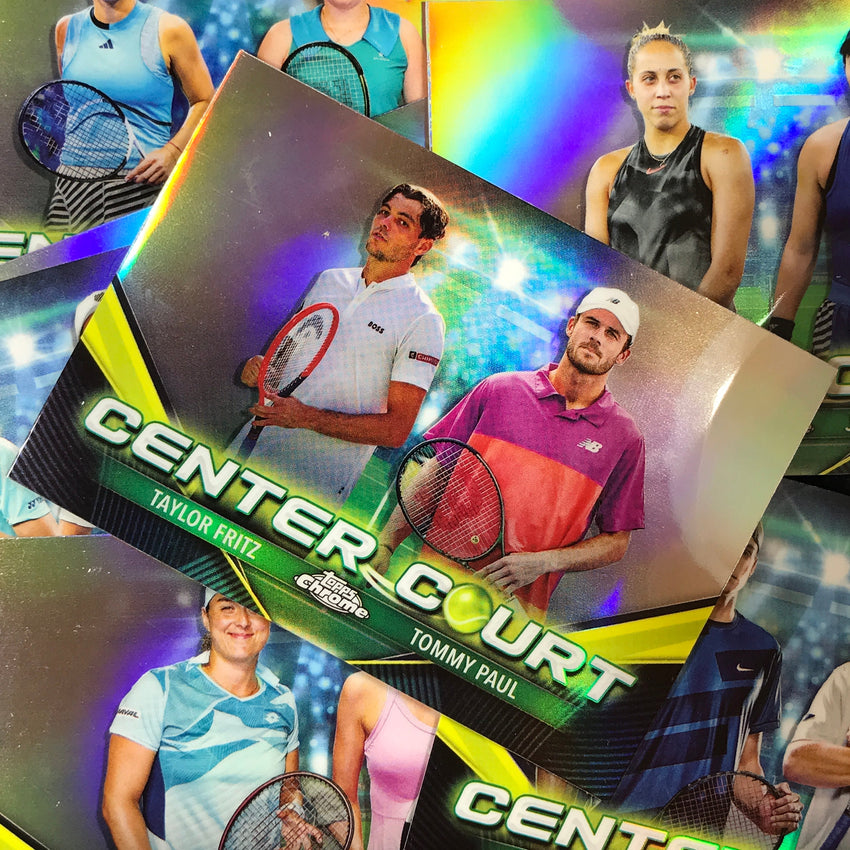 2024 Topps Chrome Tennis ANDY RODDICK JOHN ISNER Center Court Base #IR