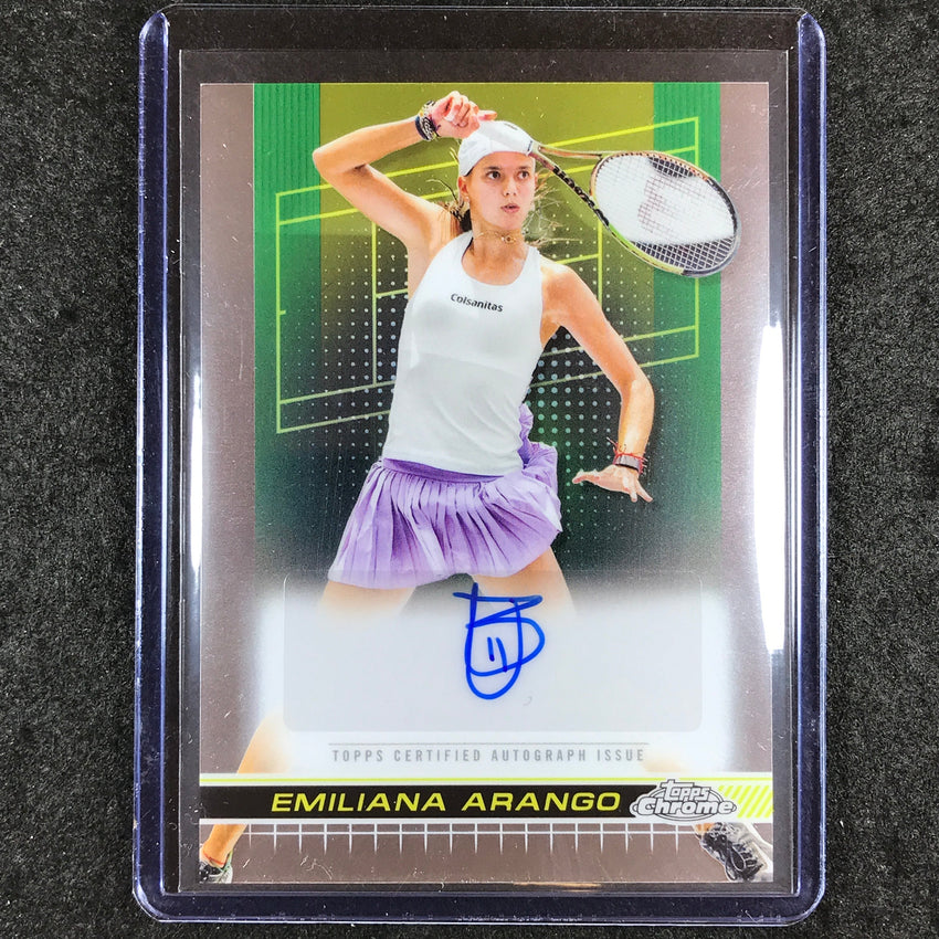 2024 Topps Chrome Tennis EMILIANA ARANGO Base Auto #EAO
