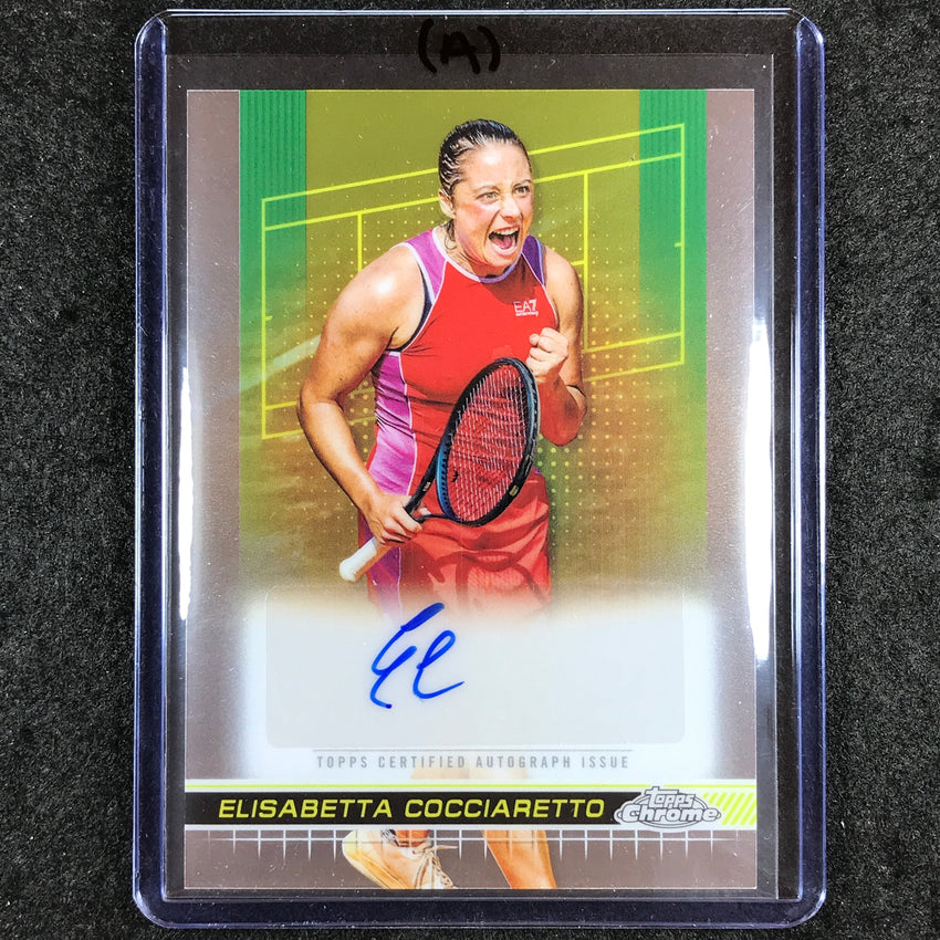 2024 Topps Chrome Tennis ELISABETTA COCCIARETTO Base Auto #ECO (A)
