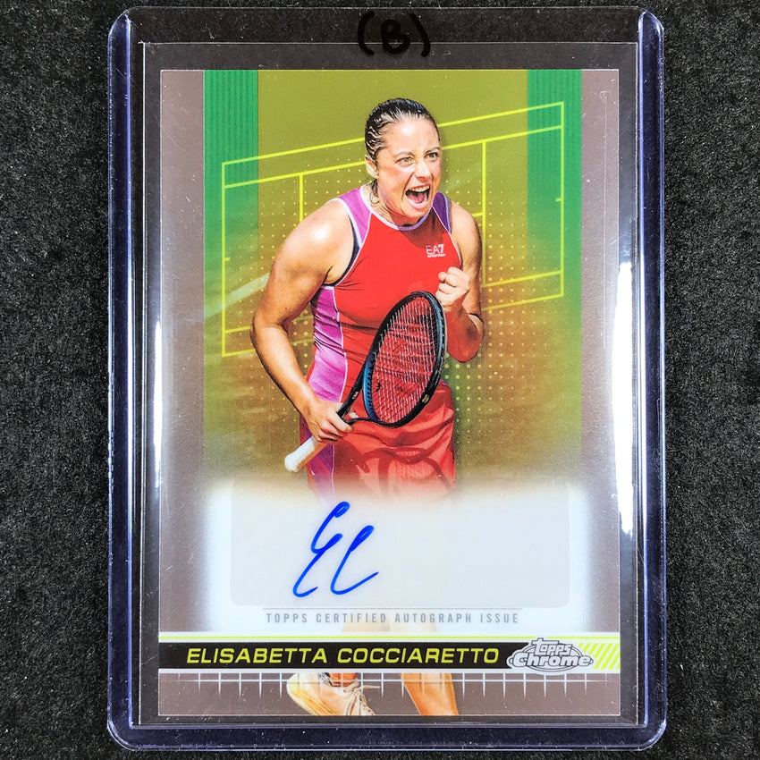 2024 Topps Chrome Tennis ELISABETTA COCCIARETTO Base Auto #ECO (B)