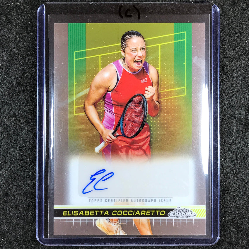 2024 Topps Chrome Tennis ELISABETTA COCCIARETTO Base Auto #ECO (C)