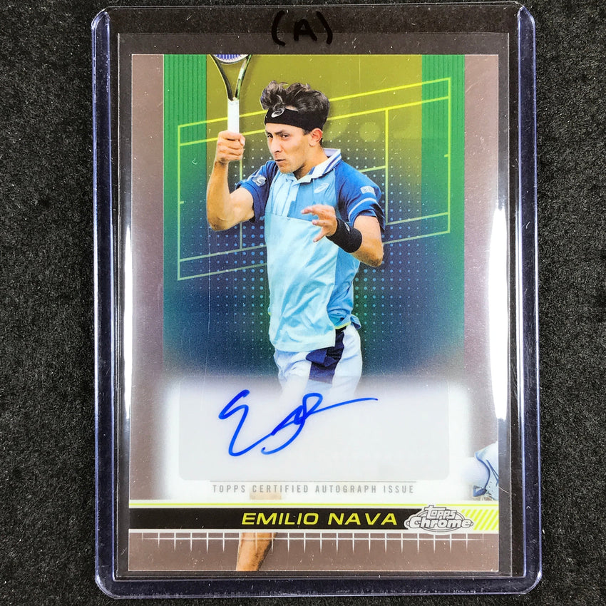 2024 Topps Chrome Tennis EMILIO NAVA Base Auto #ENA (A)